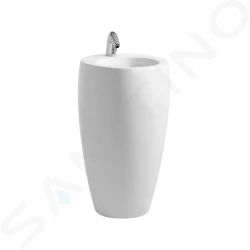 Laufen - Il Bagno Alessi Volně stojící umyvadlo 53x90x53 cm, otvor pro baterii, LCC, bílá (H8119724001041)