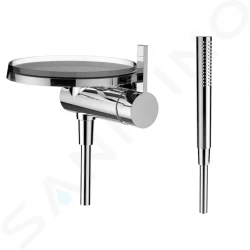 Laufen - Kartell Sprchový set Disc s baterií pod omítku, chrom (H3313390041411)