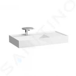 Laufen - Kartell Umyvadlo 900x460 mm, s 1 otvorem pro baterii, SaphirKeramik, bílá (H8103380001111)