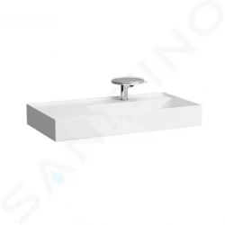 Laufen - Kartell Umyvadlo 900x460 mm, s 1 otvorem pro baterii, SaphirKeramik, bílá (H8103390001111)