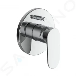 Laufen - Neja Baterie pod omítku, pro 2 spotřebiče, chrom (H3215160040101)