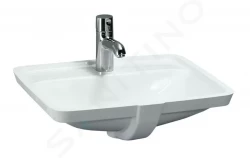 Laufen - Pro A Umyvadlo, 490x360 mm, 1 otvor pro baterii, bílá (H8119660001041)