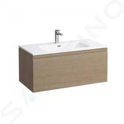 Laufen - Pro S Skříňka s umyvadlem, 1200x530x500 mm, 1 zásuvka, světlý dub (H8609674791041)