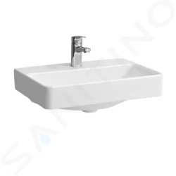 Laufen - Pro S Umyvadlo 600x380 mm, 1 otvor pro baterii, bez přepadu, bílá (H8129530001561)