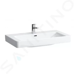 Laufen - Pro S Umyvadlo, 850x460 mm, 3 otvory pro baterii, s LCC, bílá (H8169654001081)