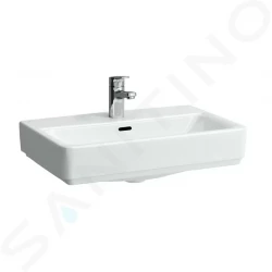 Laufen - Pro S Umyvadlo Compact, 550x380 mm, 1 otvor pro baterii, bílá (H8179580001041)