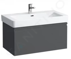 Laufen - Pro S Umyvadlová skříňka, 1010x450x390 mm, 1 zásuvka, grafit mat (H4835510964801)