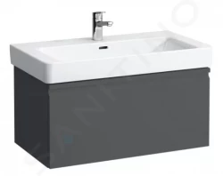 Laufen - Pro S Umyvadlová skříňka, 1010x450x390 mm, 1 zásuvka, grafit mat (H4835520964801)