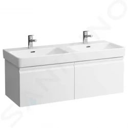 Laufen - Pro S Umyvadlová skříňka, 1260x450x390 mm, 2 zásuvky, lesklá bílá (H4835720964751)