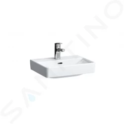 Laufen - Pro S Umývátko, 450x340 mm, 1 otvor pro baterii, s LCC, bílá (H8169614001041)