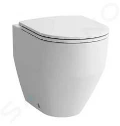 Laufen - Pro Stojící WC, zadní/spodní odpad, Rimless, s LCC, bílá (H8229564000001)