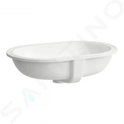 Laufen - Savoy Umyvadlo vestavné 510x310 mm, s přepadem, bez otvoru pro baterii, bílá (H8189450001091)