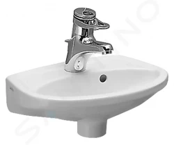 Laufen - Traisen Umývátko, 360x245 mm, s přepadem, otvor pro baterii, bílá (H8119320000001)