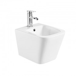 MEREO - Bidet závěsný kapotovaný , 485x345x330, keramický, bílý (VSD83B)