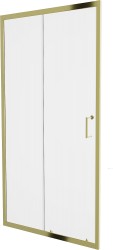 MEXEN - Apia posuvné sprchové dveře 100, transparent, zlaté (845-100-000-50-00)