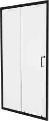 MEXEN - Apia posuvné sprchové dveře 135, transparent, černé (845-135-000-70-00)