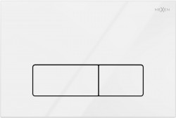 MEXEN - Fenix 13 splachovací tlačítko Slim/kompatibilní s Geberit Sigma UP300 a UP320, bílá lesk (601300)