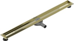 MEXEN - Flat 360 Slim podlahový žlab otočný 100, zlatý (1540100)