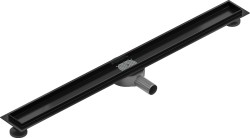 MEXEN - Flat 360 Slim podlahový žlab otočný 80, černý (1740080)