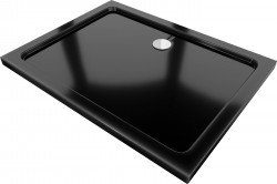 MEXEN - Flat sprchová vanička obdélníková slim 100 x 70, černá (40707010)