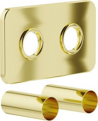 MEXEN - Krycí rozeta pro připojení radiátoru, zlatá (W910-000-50)