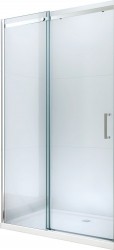 MEXEN - Omega posuvné sprchové dveře 100, transparent, chrom se sadou pro niku (825-100-000-01-00)