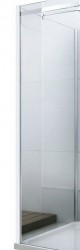 MEXEN - OMEGA stěna 80x190 cm 8 mm pro 3-stranné chrom transparent (821-080-000-01-00)