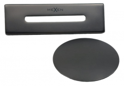 MEXEN - Přepad UNI + zátka pro volně stojící vany grafit metal - pro vany s označením -SS (5100-95)