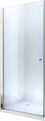 MEXEN - Pretoria sprchové dveře křídlové 70, transparent, chrom se stěnovým profilem (852-070-000-01-00)