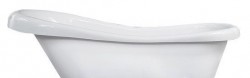 MEXEN - RETRO Volně stojící vana 150x73 cm, bílá , sifon chrom (53251507300)