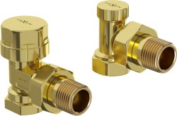 MEXEN - úhlové radiátorové ventily, zlatá (W901-000-50)