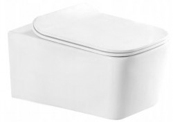 MEXEN - York Závěsná WC mísa včetně sedátka s slow-slim, duroplast, bílá (30114000)