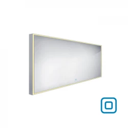 Nimco zrcadlo LED senzor 1400 x 700 Model 13000 hliníkový rám ZP 13008V (ZP 13008V)