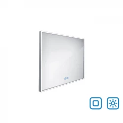 Nimco zrcadlo LED senzor  800 x 700 mm Model 13000 se dvěma dotykovými senzory    ZP 13003V (ZP 13003VX)