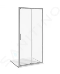 Nion Sprchové dveře dvoudílné L/P, 1400 mm, Jika perla Glass, stříbrná/transparentní sklo (H2422N80026681)