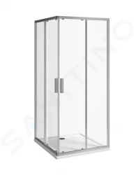 Nion Sprchový kout 1000x1000 mm, Jika perla Glass, stříbrná/sklo arctic (H2512N30026661)