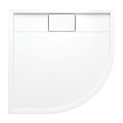 OMNIRES - BROOKLYN akrylátová sprchová vanička čtvrtkruh, 90 x 90 cm bílá lesk /BP/ (BROOKLYN90/OBP)