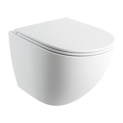 OMNIRES - OTTAWA COMFORT závěsné WC se sedátkem, 54 x 37 cm, bílá mat (OTTAWACMWBM)
