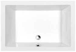 POLYSAN - DEEP hluboká sprchová vanička, obdélník 110x75x26cm, bílá (72883)