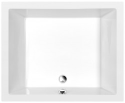 POLYSAN - DEEP hluboká sprchová vanička s konstrukcí, obdélník 110x90x26cm, bílá (72372)