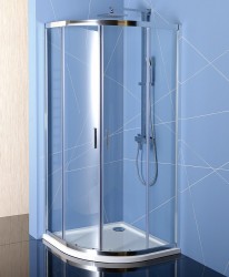 POLYSAN - EASY čtvrtkruhová sprchová zástěna 800x800, L/R, čiré sklo (EL2515)