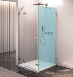 POLYSAN - FORTIS EDGE sprchové dveře bez profilu 1100, čiré sklo, levé (FL1211L)
