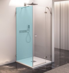 POLYSAN - FORTIS EDGE sprchové dveře bez profilu 800, čiré sklo, pravé (FL1280R)