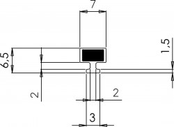 POLYSAN - Magnetické těsnění do profilu do NIKY, 2000 (M125)