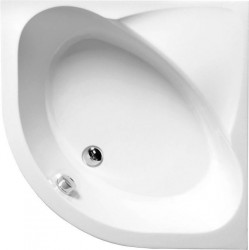 POLYSAN - SELMA hluboká sprchová vanička, čtvrtkruh s konstrukcí 90x90x30cm, R550, bílá (28711)