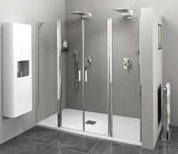 POLYSAN - ZOOM sprchové dveře 1600, čiré sklo (ZL1416)