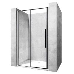 REA - Posuvné sprchové dveře Solar L/P 100 černé (REA-K6512)