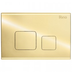 REA - Tlačítko F k podomítkovému WC systému - zlaté (REA-E9853)