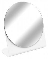 RIDDER - ARWEN kosmetické zrcátko na postavení, Ø 150, bílá (03008001)