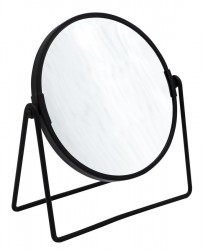 RIDDER - SUER kosmetické zrcátko na postavení, Ø 160, oboustranné, černá (03009010)